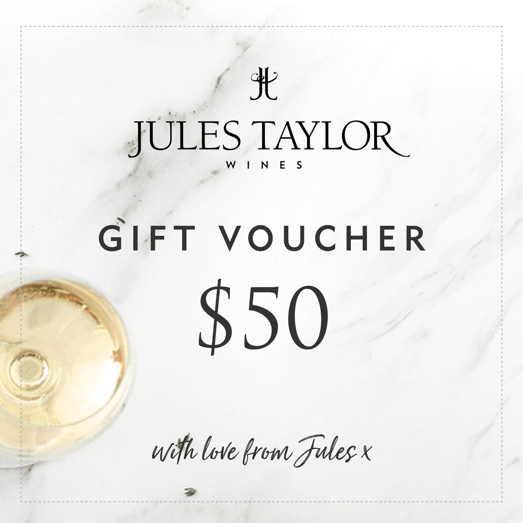 Jules Taylor Wines electronic gift voucher - Jules Taylor Wines